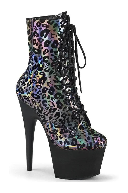 ADORE-1020LP Exotic Boot | Hologram Faux Leather