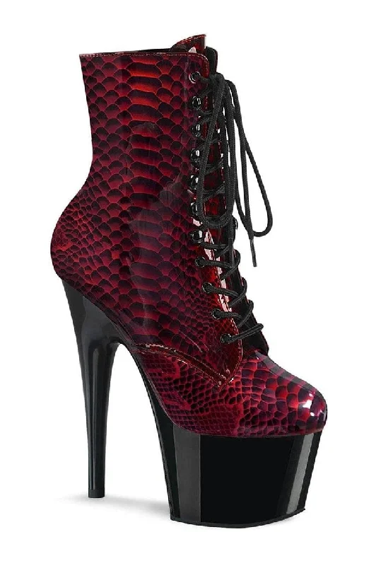 ADORE-1020SP Exotic Boot | Red Patent