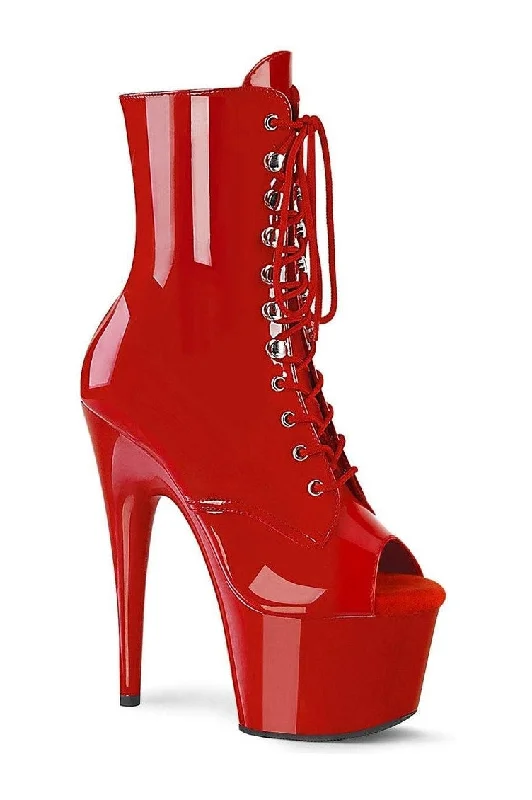 ADORE-1021 Exotic Boot | Red Patent