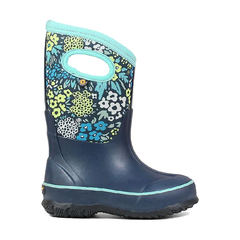 BOGS Blue Multi NW Garden Classic Boots