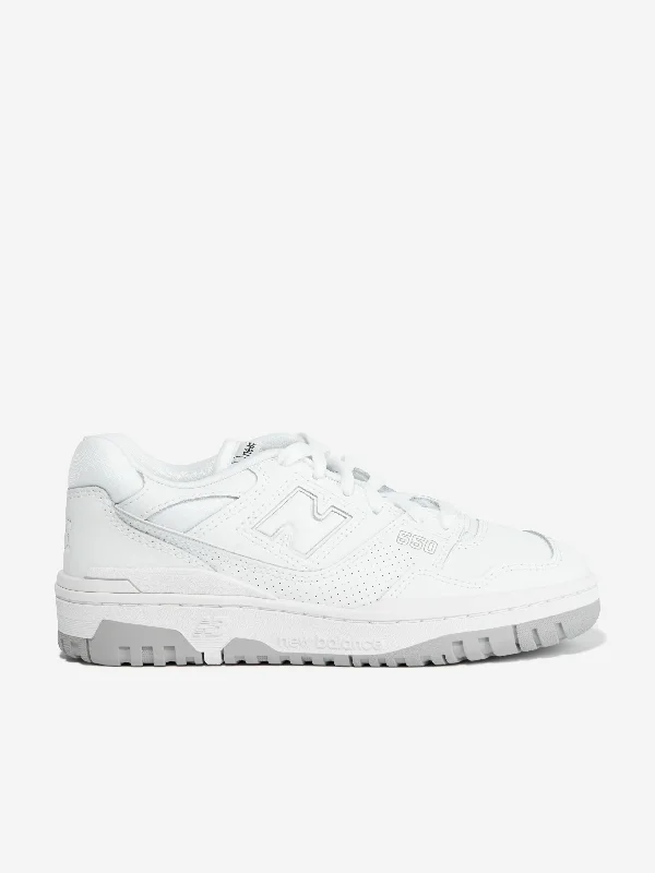 New Balance Kids 550 Logo Trainers in White