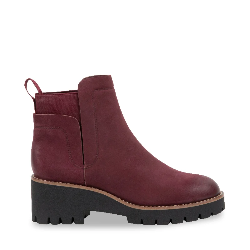 BURGUNDY NUBUCK