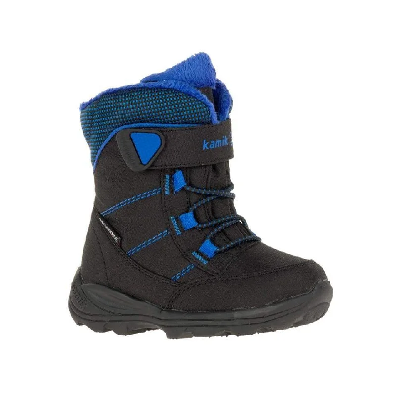 Kamik Black/Blue Stance Toddler Boot