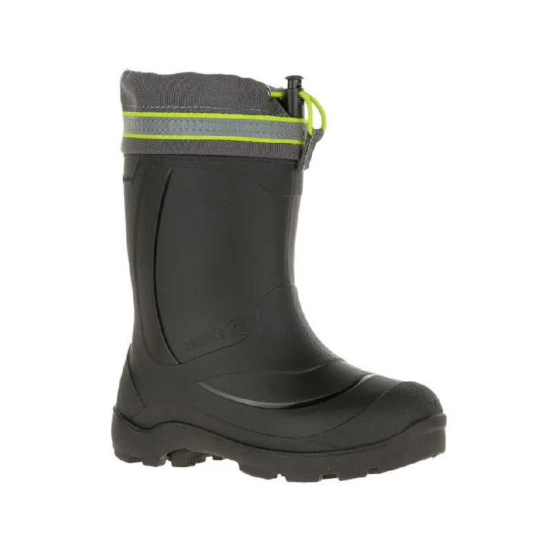 Kamik Charcoal/Lime Snobuster 3 Boot