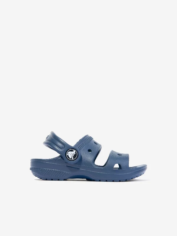 Crocs Kids Classic Crocs Sandal in Navy