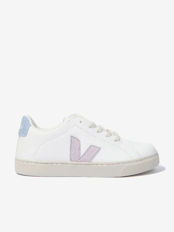 Veja Kids Esplar Laces Trainers in White