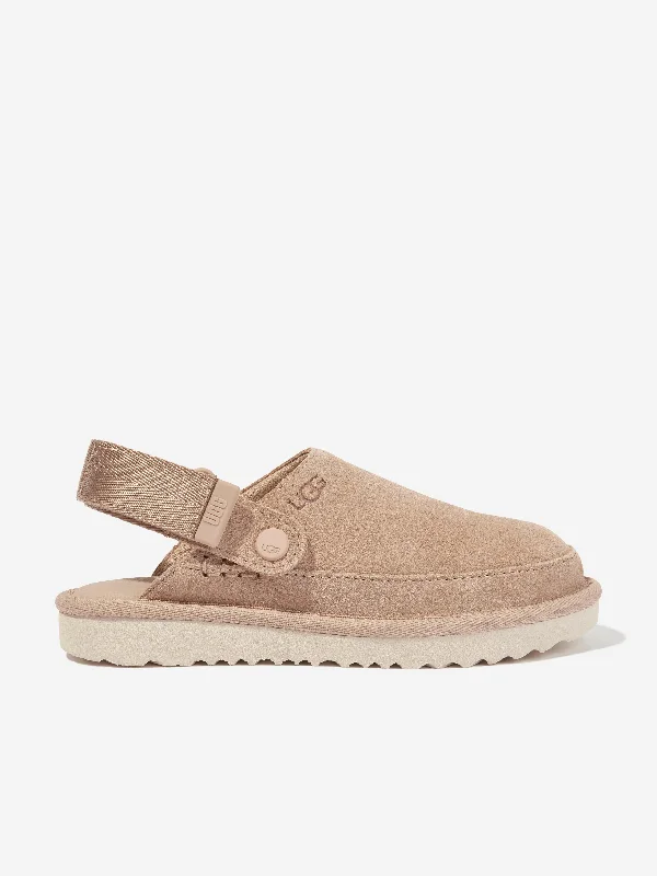 UGG Kids Goldenstar Clog in Beige