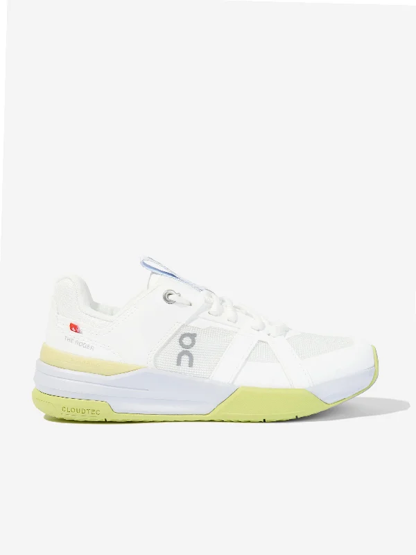 On Running Kids The Roger CH Pro Youth Trainers in White