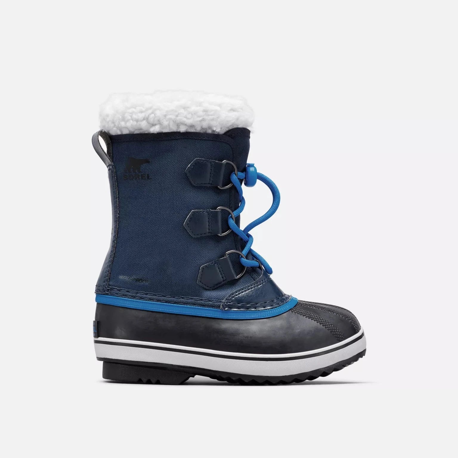 Sorel Collegiate Navy/Super Blue Nylon Yoot Pac Children's Boot