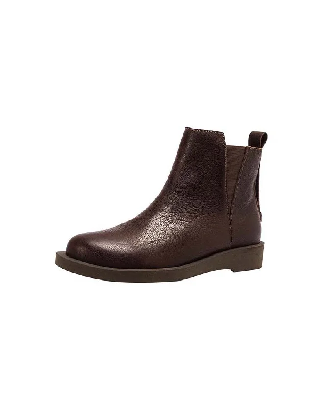 Winter Autumn Handmade Leather Retro Chelsea Boots